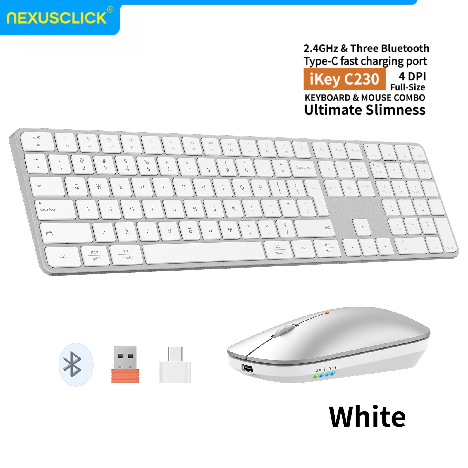 Gaming Keyboard Mouse Combo - Combo de Teclado y Ratón Inalámbrico