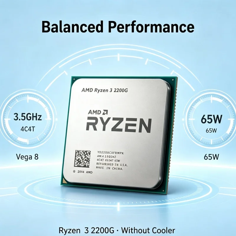 Amd Cpu Ryzen 7 - CPU AMD Ryzen 3 2200G, velocidad