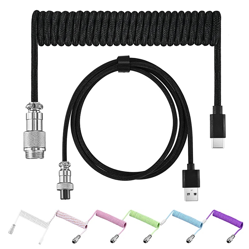 Cable en espiral para teclado  - Gaming Keyboard Type C reseña y precio
