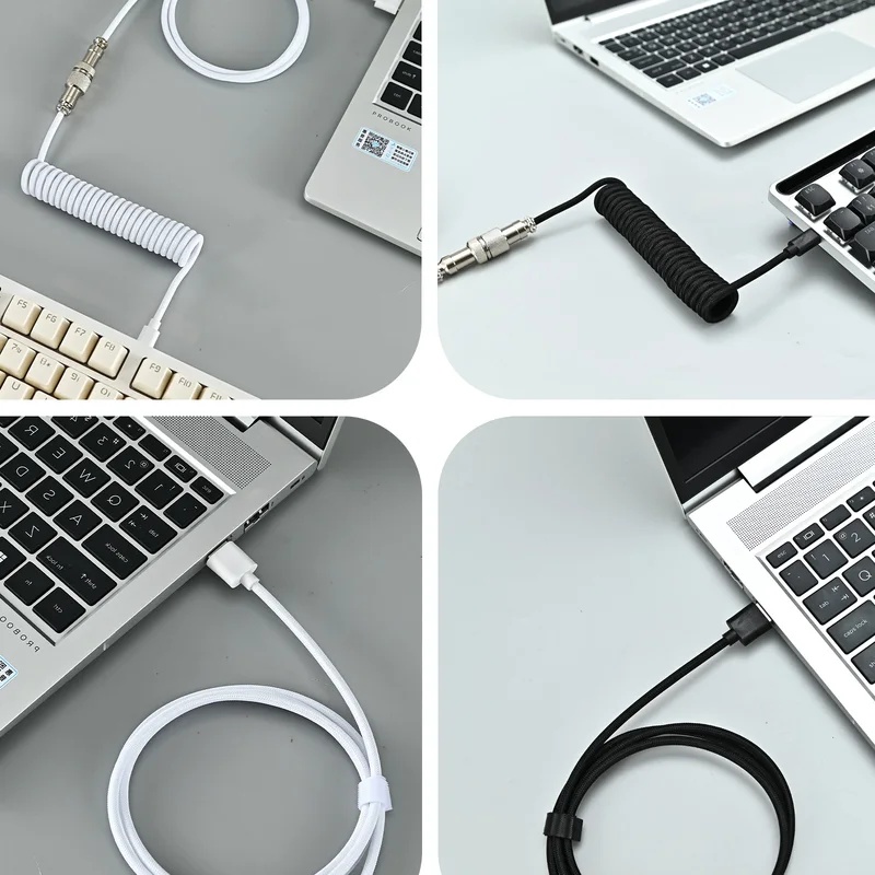 Cable en espiral para teclado  - Gaming Keyboard Type C reseña y precio