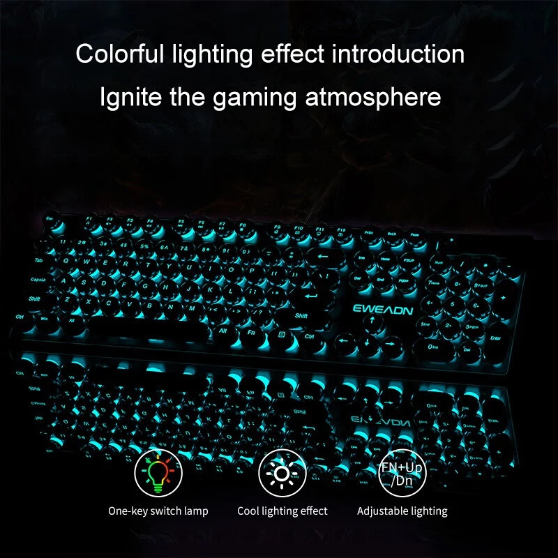 Conjunto de Teclado y Ratón Me - Gaming Keyboard Easy To Clean reseña y precio