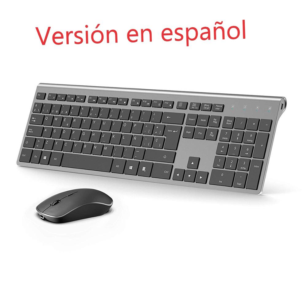 Teclado y Raton Inalámbrico Es - Gaming Keyboard Mouse Combo reseña y precio