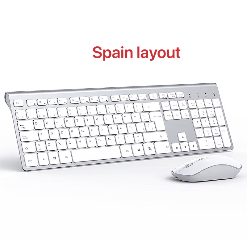 Teclado y Raton Inalámbrico Es - Gaming Keyboard Mouse Combo reseña y precio