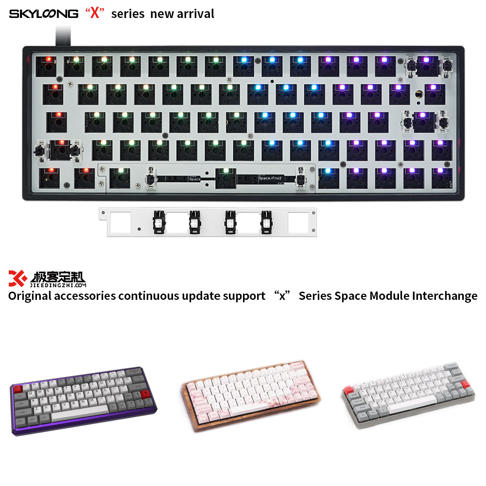 GK64 GK64x GK64xs RGB, funda c - Hot Swap Pcb reseña y precio