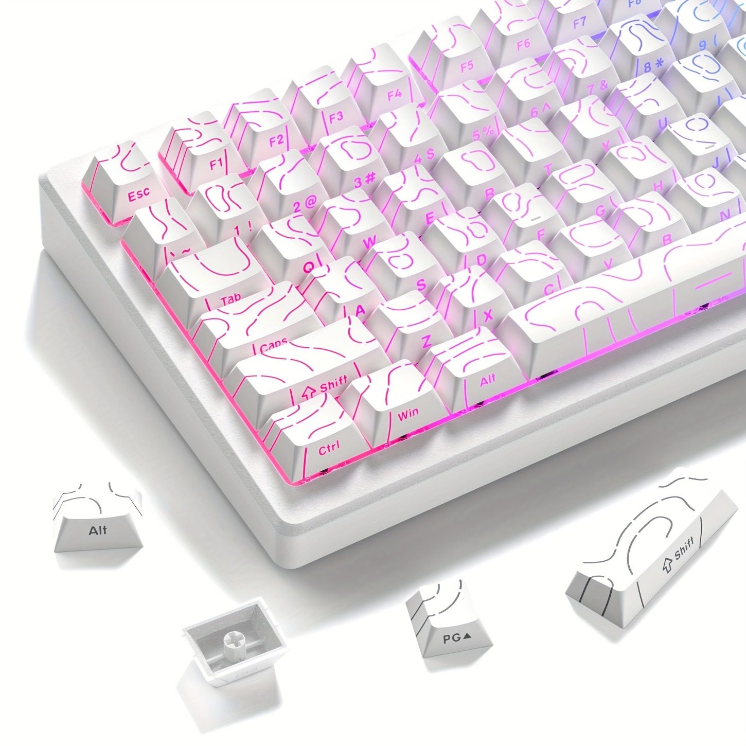 Teclas PBT Contour Line 2026,  - Gaming Keyboard Magnetic Switches reseña y precio