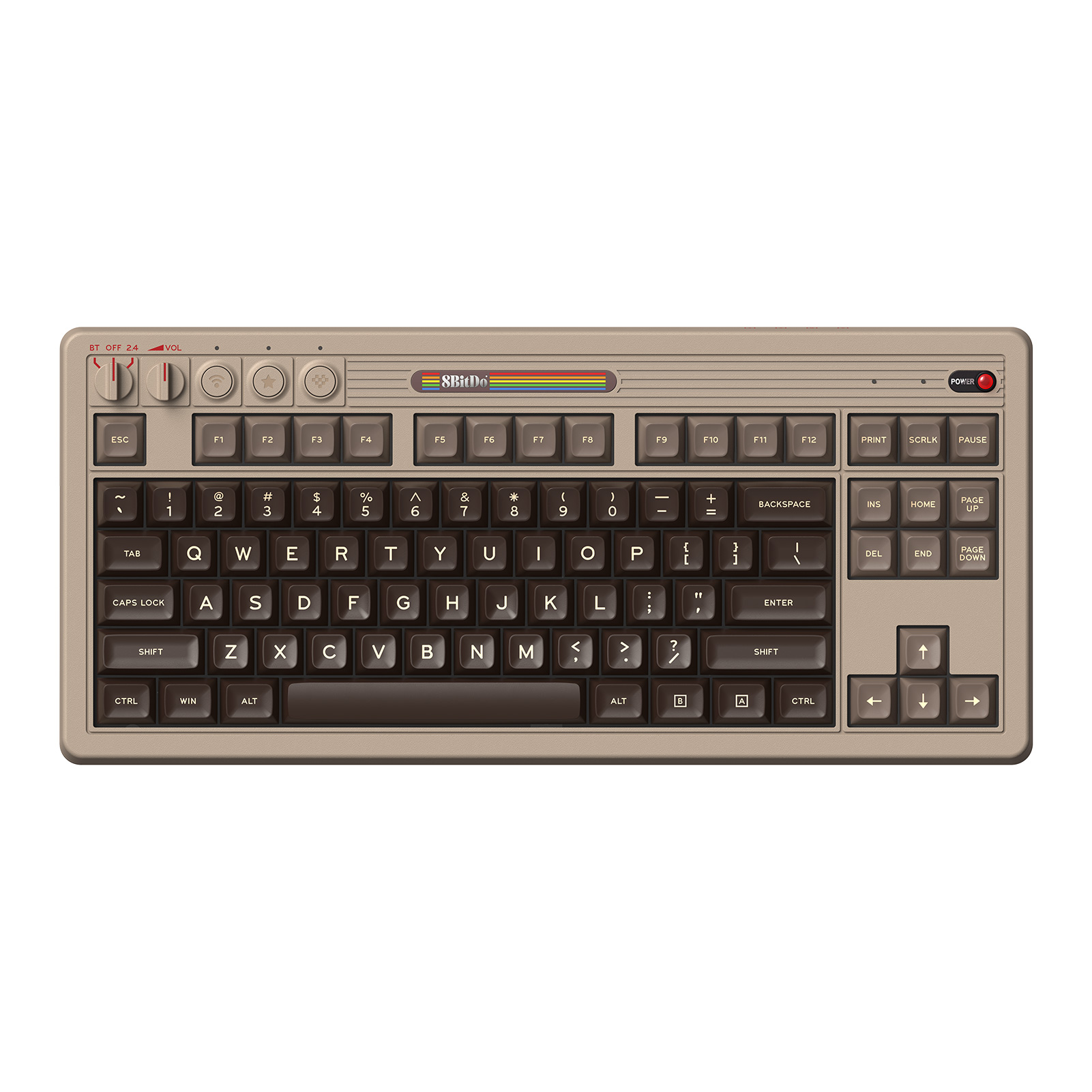 Teclado mecánico retro 8BitDo, - Gaming Keyboard Type C reseña y precio