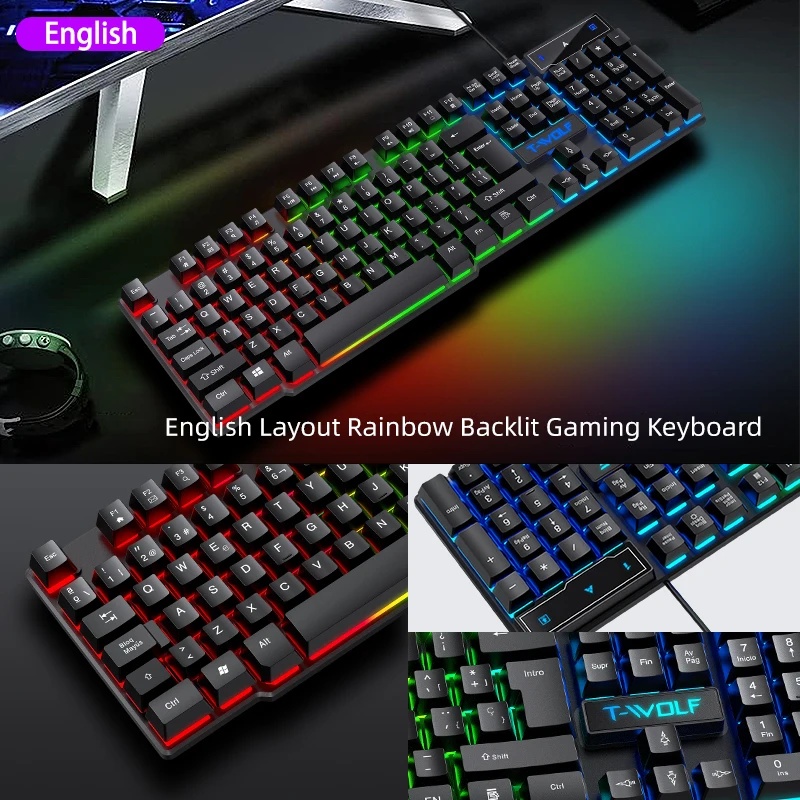 Set de Juego 5 en 1: Teclado c - Gaming Keyboard Mouse Combo reseña y precio
