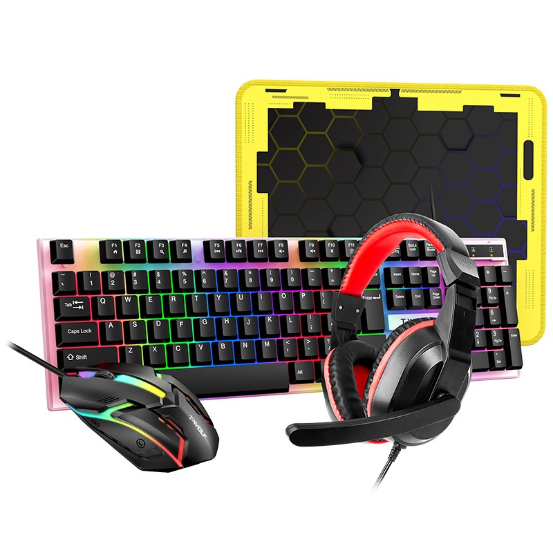 Combo de Juego con Teclado Esp - Gaming Keyboard Mouse Combo reseña y precio