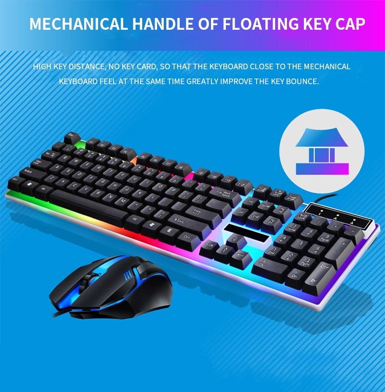Teclado para juegos RGB, Kit d - Gaming Keyboard Mouse Combo reseña y precio
