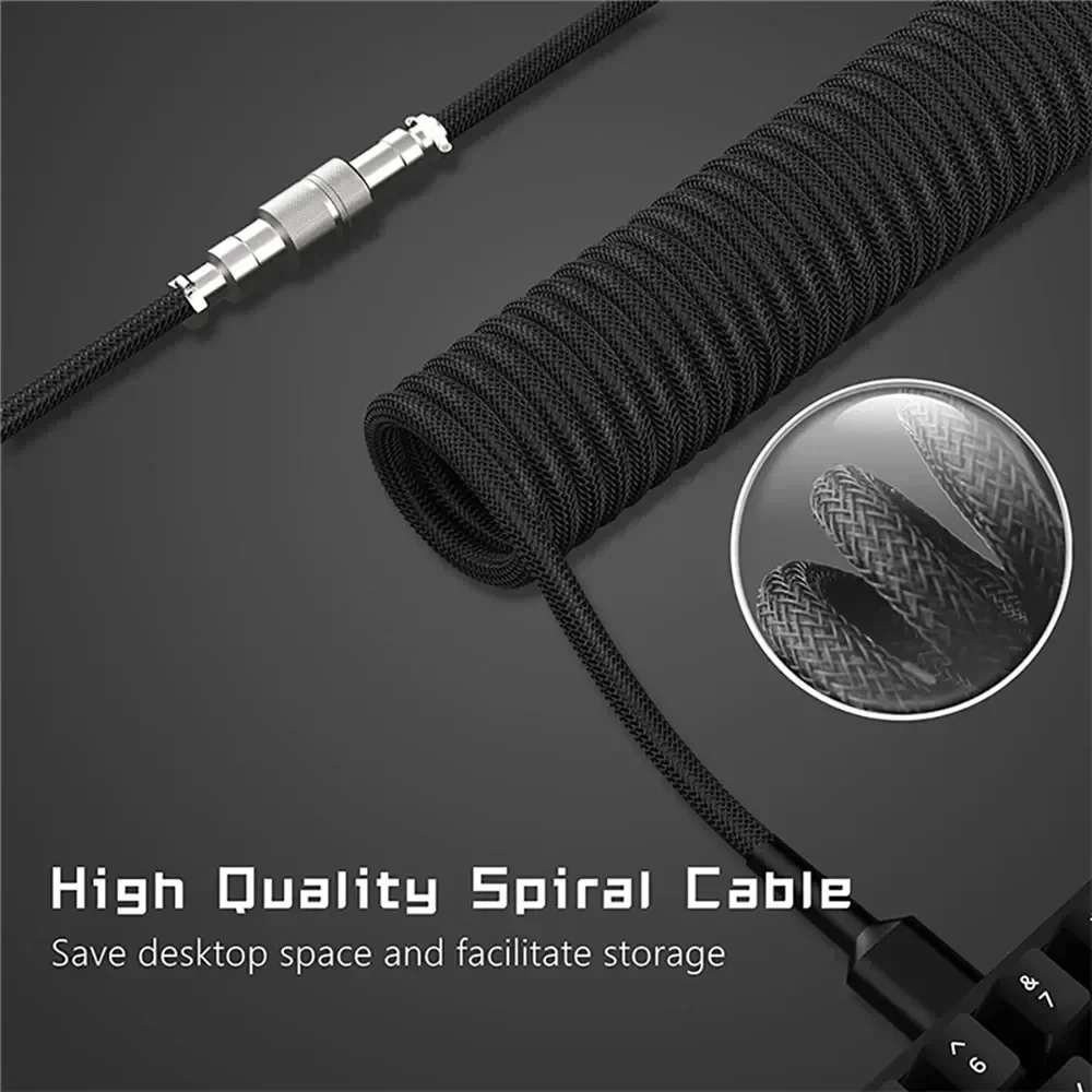 Cable Espiral para Teclado Mec - Gaming Keyboard Type C reseña y precio