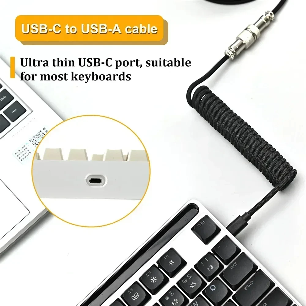 Cable Espiral para Teclado Mec - Gaming Keyboard Type C reseña y precio