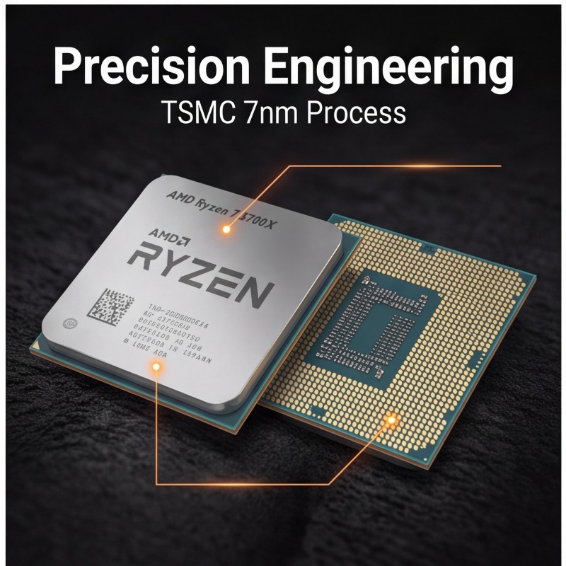 CPU AMD Ryzen 7 5700X de 65 W  - Amd Cpu Ryzen 7 reseña y precio