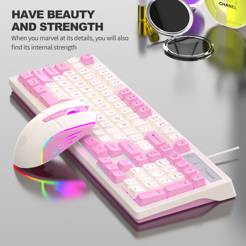Combo de Teclado y Ratón para  - Gaming Keyboard Mouse Combo reseña y precio