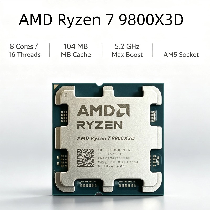 Procesador AMD Ryzen 7 9800X3D - Amd Cpu Ryzen 7 reseña y precio