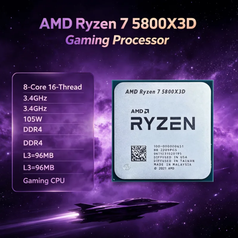 Procesador AMD Ryzen 7 5800X3D - Amd Cpu Ryzen 7 reseña y precio