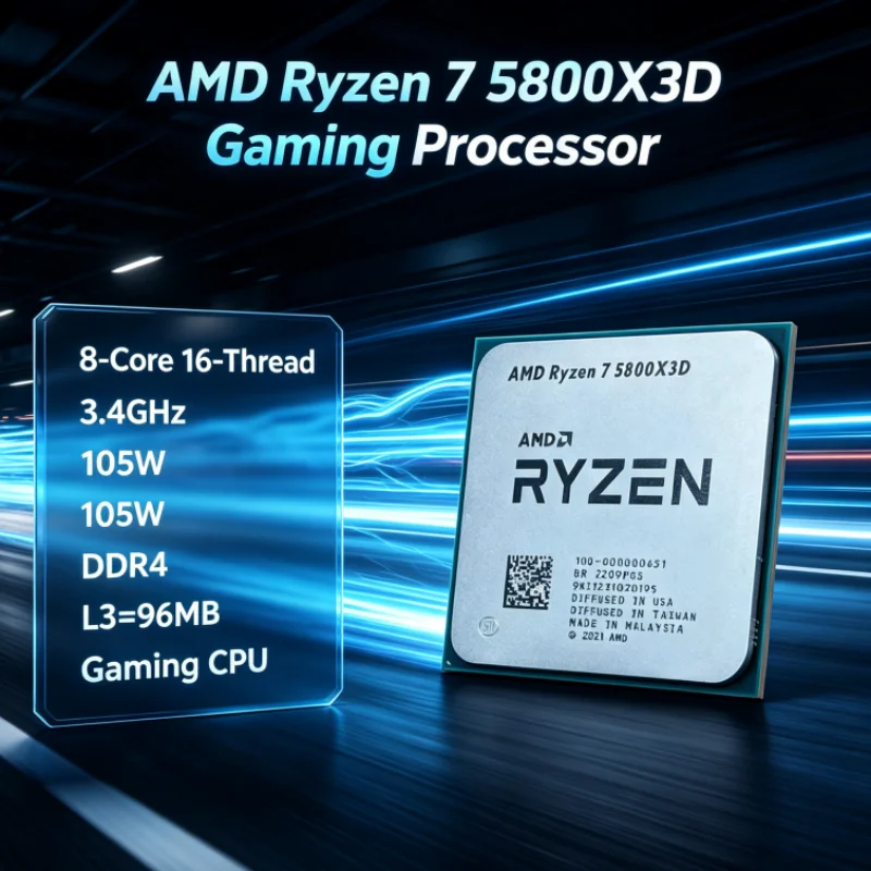 Procesador AMD Ryzen 7 5800X3D - Amd Cpu Ryzen 7 reseña y precio