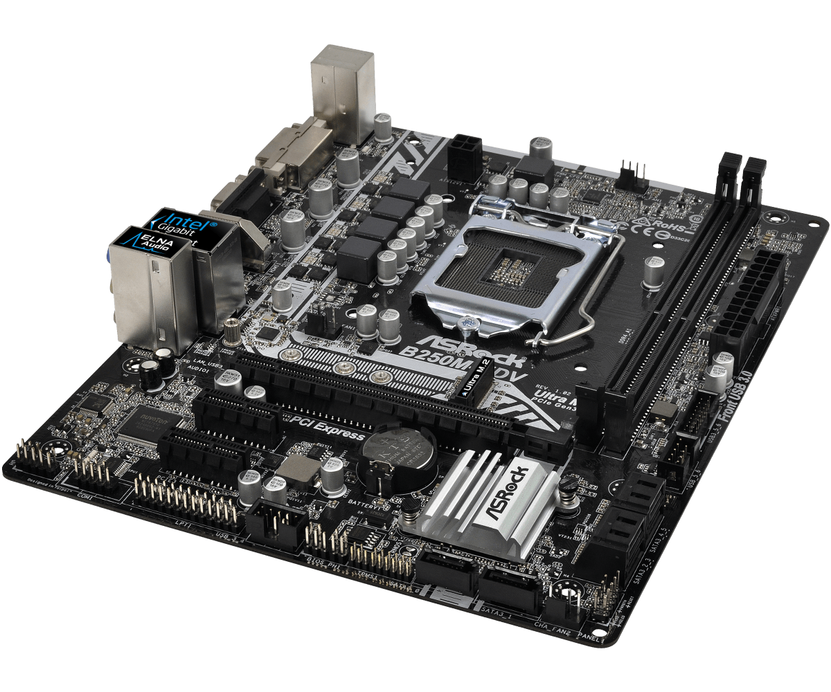 Placa base ASRock B250M-HDV, s - Intel Cpu Core I5 reseña y precio